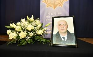 Foto: Admir Kuburović / Radiosarajevo.ba / Komemoracija Mahiru Begiću u Domu policije u Sarajevu